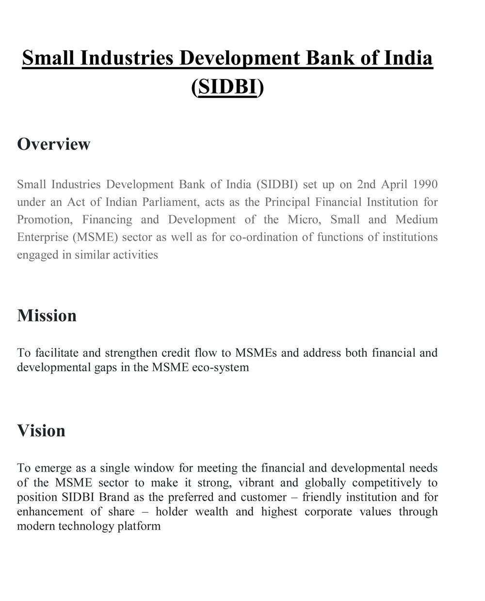 SIDBI-Small Industries Development Bank of India-16.07.2024