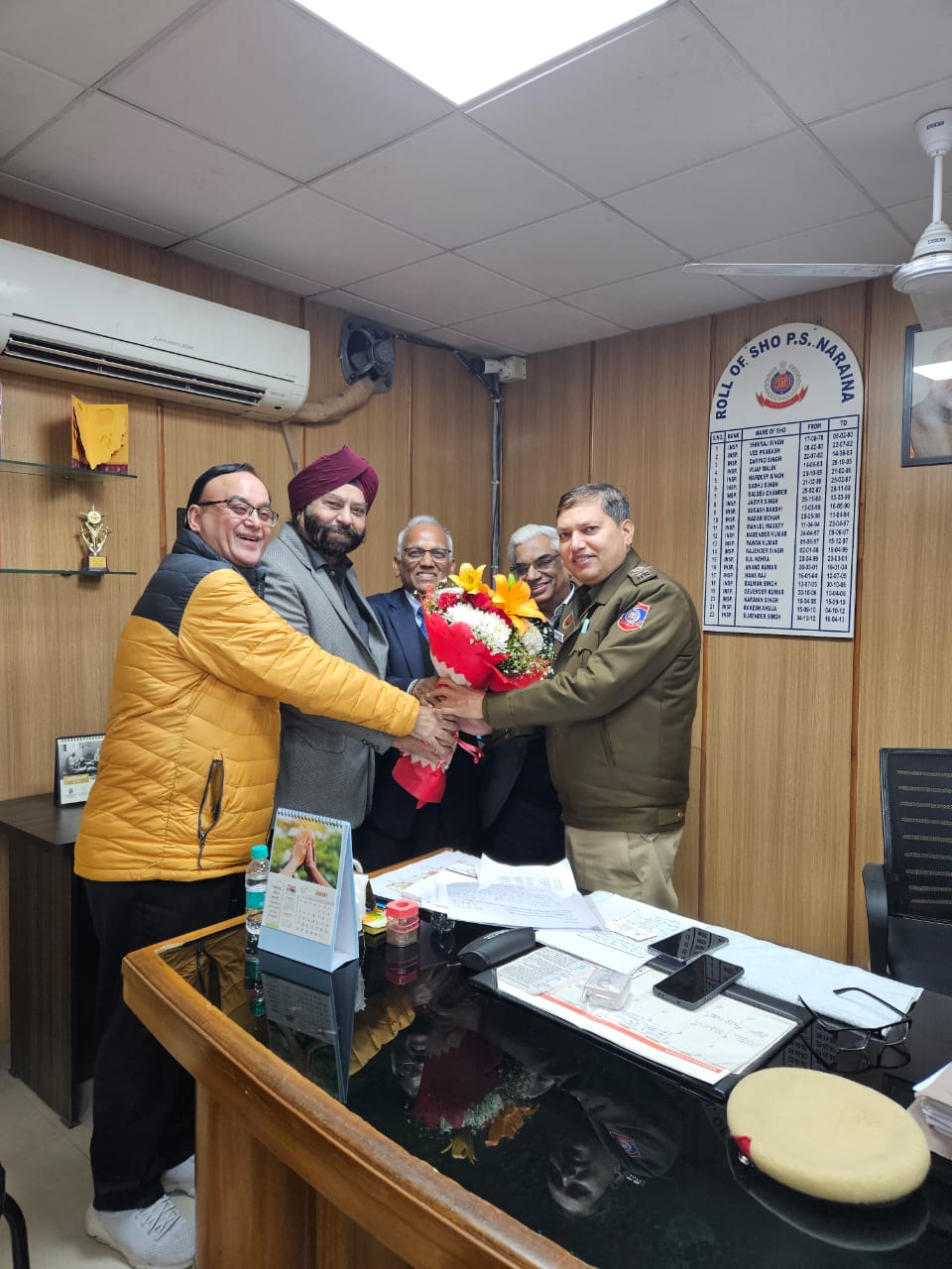 Meeting with SHO Naraina-11.01.2025