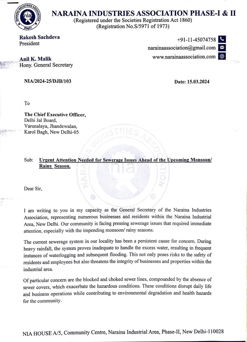 CEO-DJB-Sewerage issues on Monsoon-15.03.2025