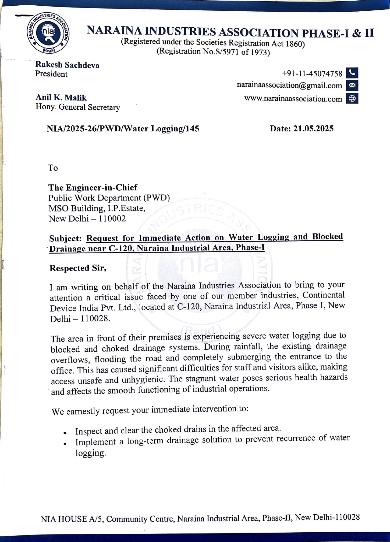 PWD-Water Logging-21.05.2025