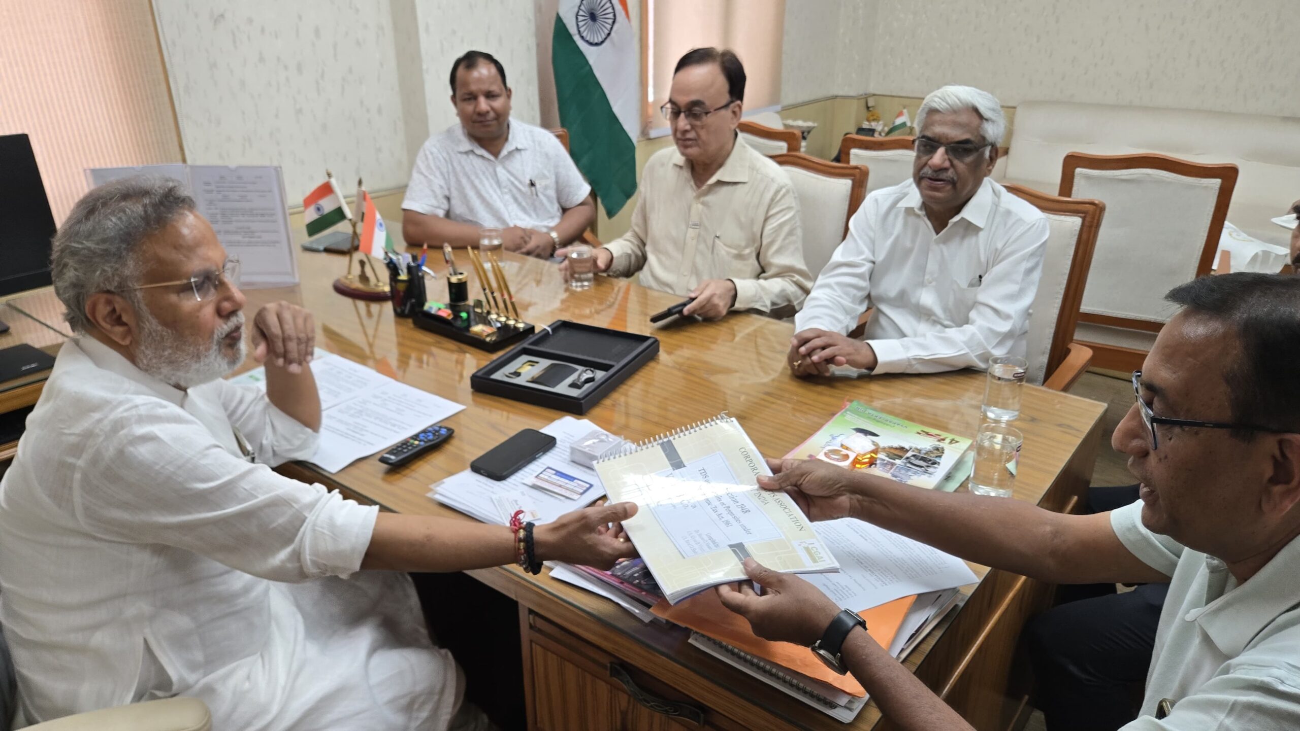Nation Trade Welfare Board-Meeting with Sh. Sunil Singhi Ji, Chairman of NTWB-02.07.2025