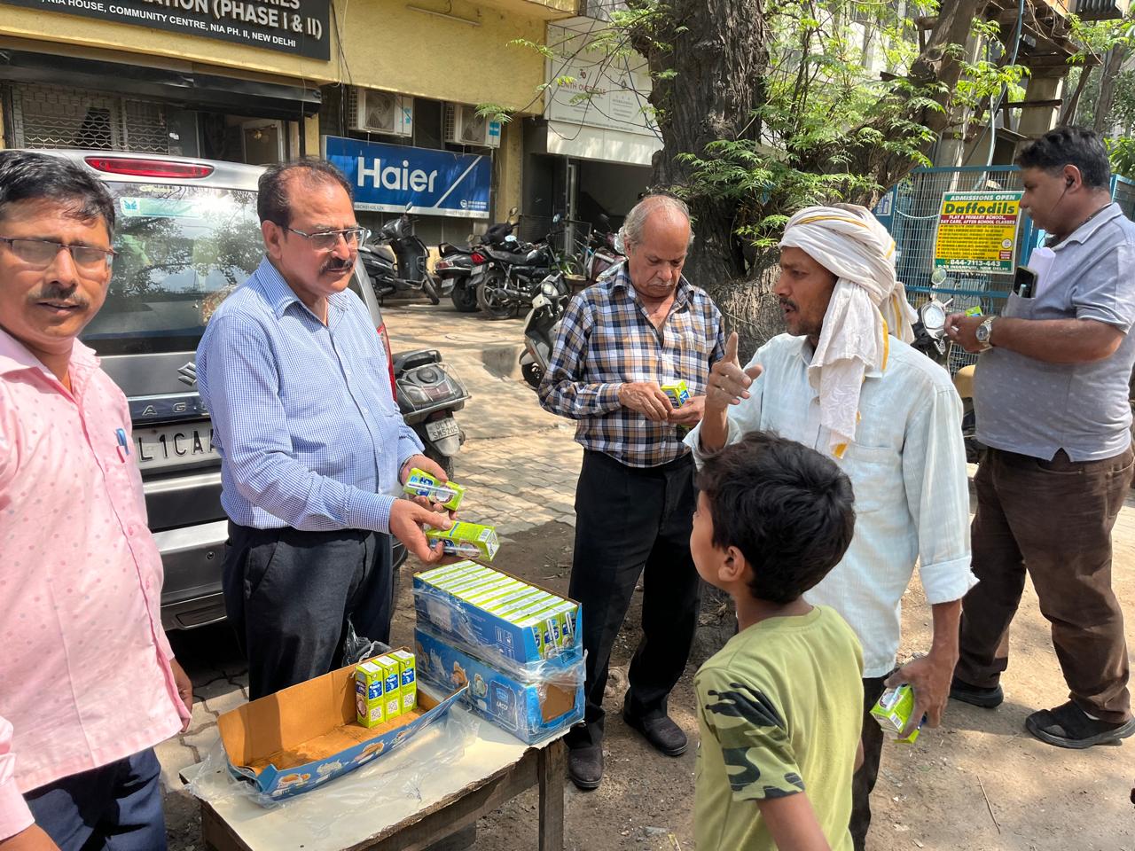 On the occasion of NIRJLA EKADSH-Cold Drinks are distributed to the General Public, on behalf of NIA-25.06.2026